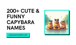 Capybara Names
