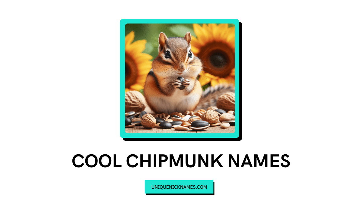 Cool Chipmunk Names