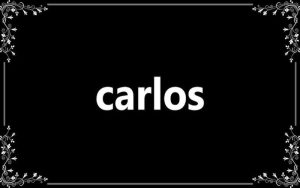 Nicknames for Carlos