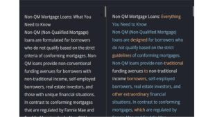 Non-QM Mortgage Loans